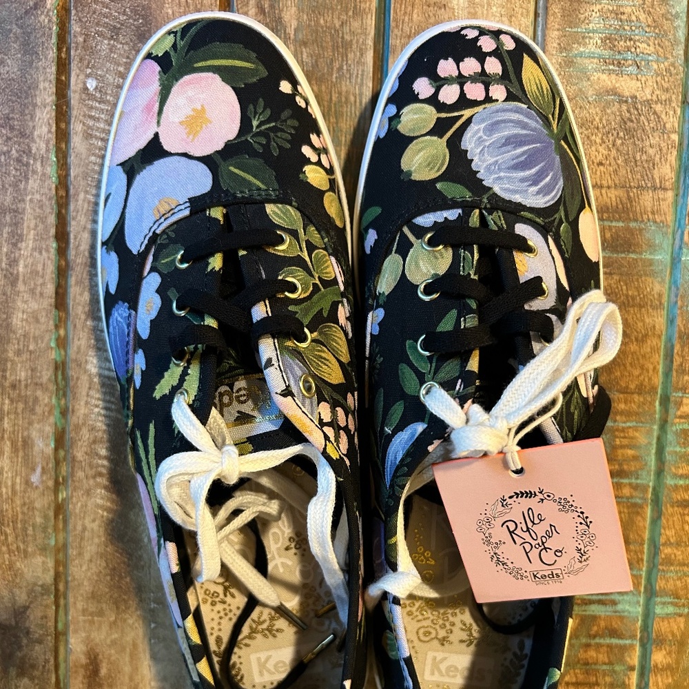 NWT Keds Rifle Paper Company Floral Size 9